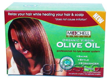 Michell Group Organic Virgin Olive Oil Hair Relaxer Kit