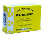 African Formular Sulfur Soap 100g /3.5 oz