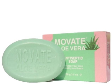 Movate Aloe Vera Anticeptic Soap 3.5 oz / 100 g