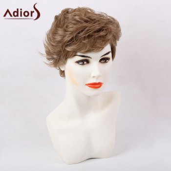 Adiors Layered Slightly Curled Side Bang Short Synthetic Hair